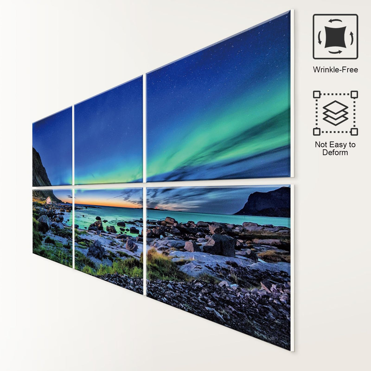 JBER Art Acoustic Panels 6 Pack Self-Adhesive（Series 4）