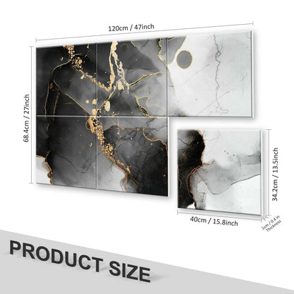 JBER Art Acoustic Panels 6 Pack Self-Adhesive（Series 3）