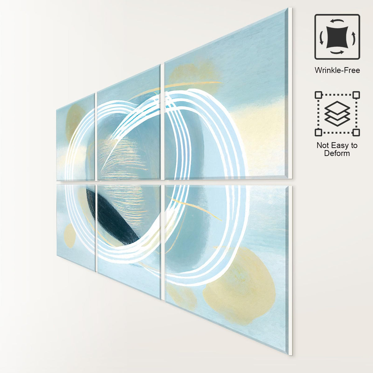 JBER Art Acoustic Panels 6 Pack Self-Adhesive（Series 6）
