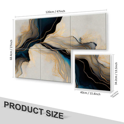 JBER Art Acoustic Panels 6 Pack Self-Adhesive（Series 3）