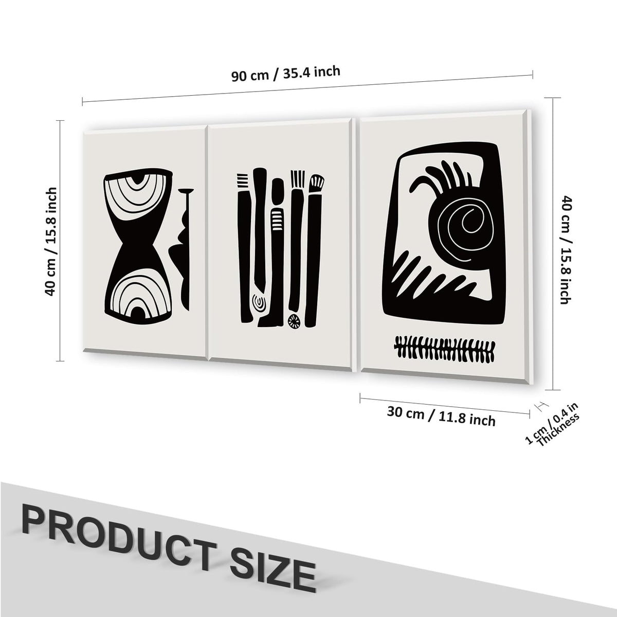 JBER Art Acoustic Panels 6 Pack Self-Adhesive（Series 6）