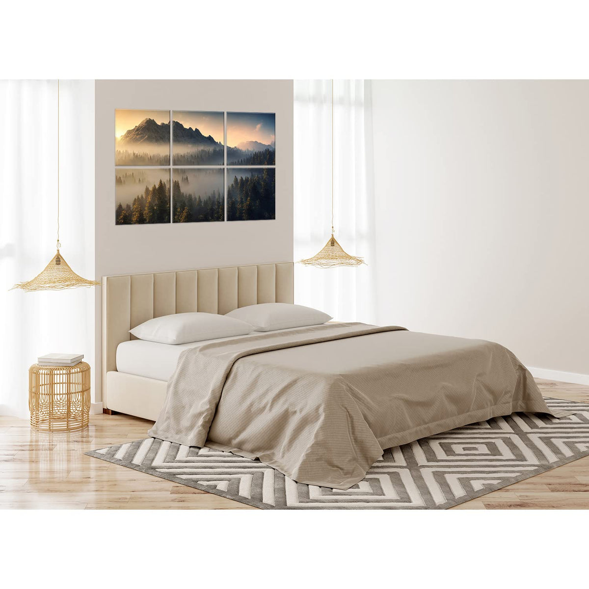 JBER Art Acoustic Panels 6 Pack Self Adhesive（Series 1）