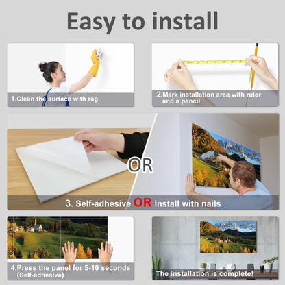 JBER Art Acoustic Panels 6 Pack Self-Adhesive（Series 4）