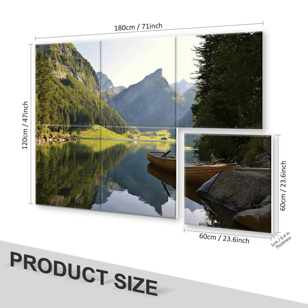 JBER Art Acoustic Panels 6 Pack Self-Adhesive（Series 3）