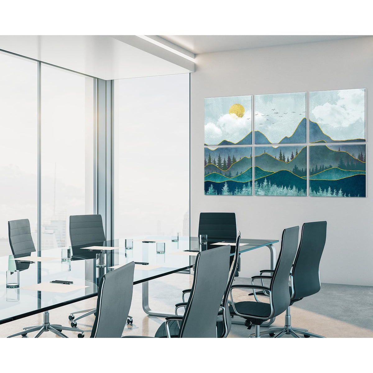 JBER Art Acoustic Panels 6 Pack Self-Adhesive（Series 2）