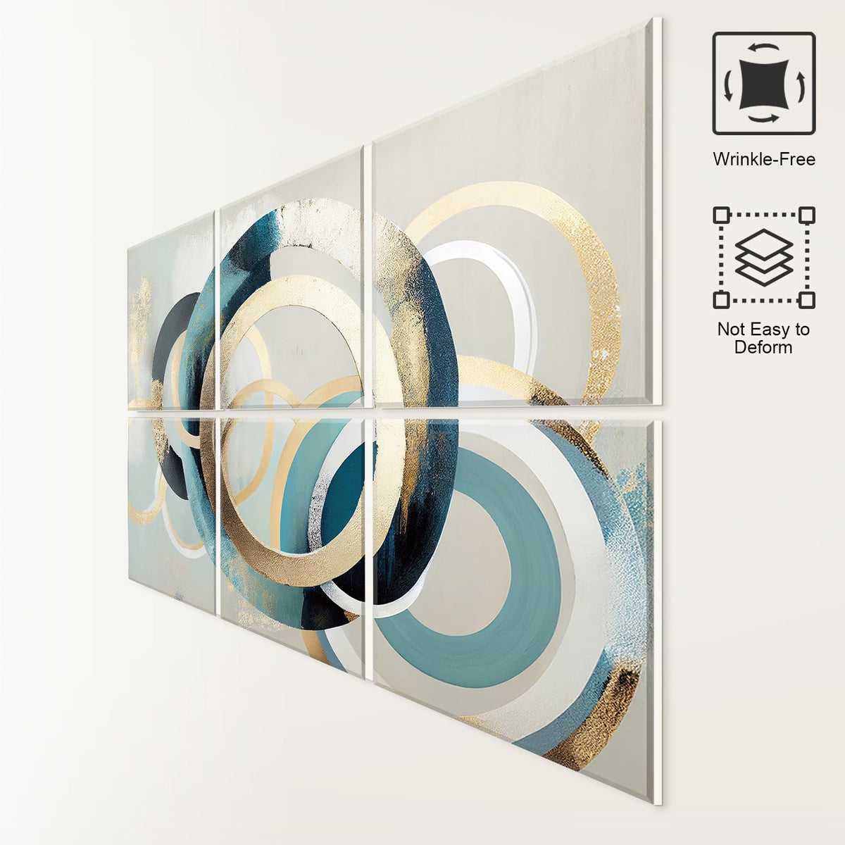 JBER Art Acoustic Panels 6 Pack Self-Adhesive（Series 3）