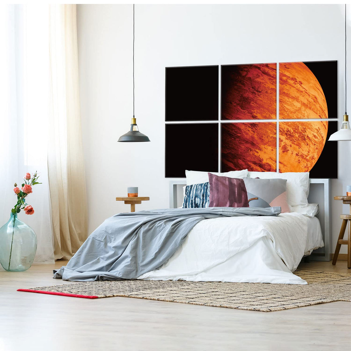 JBER Art Acoustic Panels 6 Pack Self Adhesive（Series 1）