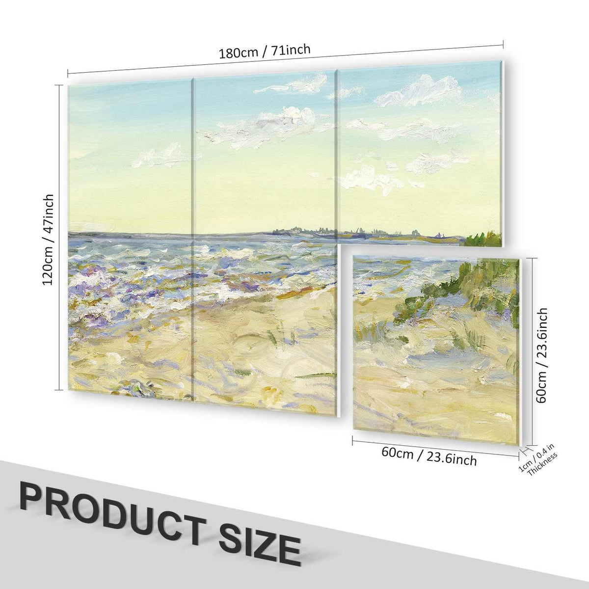JBER Art Acoustic Panels 6 Pack Self-Adhesive（Series 6）