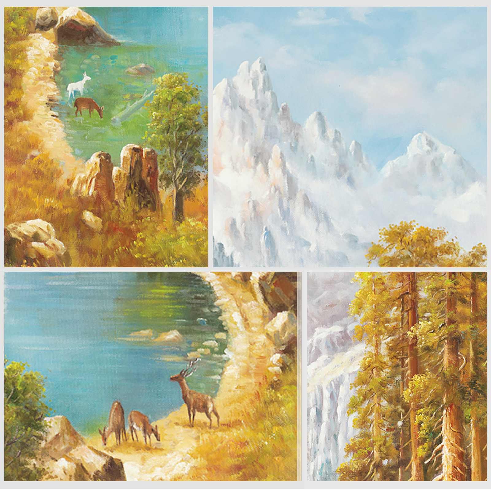 JBER Art Acoustic Panels 6 Pack Self Adhesive（Series 1）