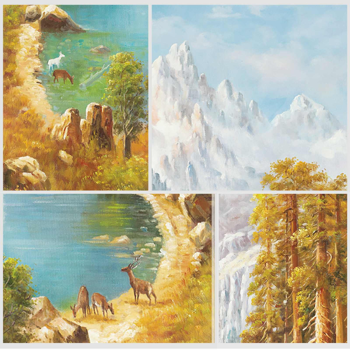 JBER Art Acoustic Panels 6 Pack Self Adhesive（Series 1）