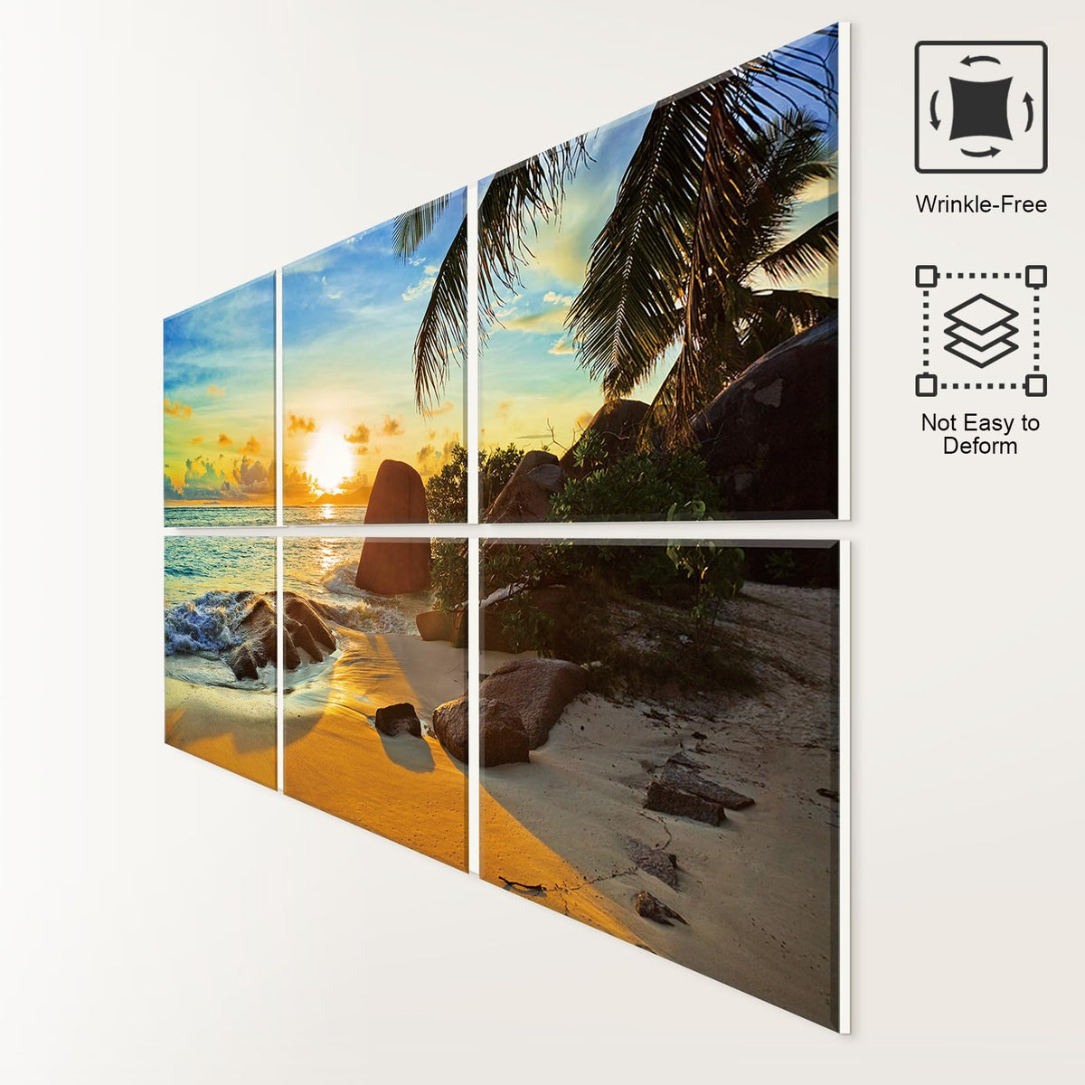 JBER Art Acoustic Panels 6 Pack Self-Adhesive（Series 4）