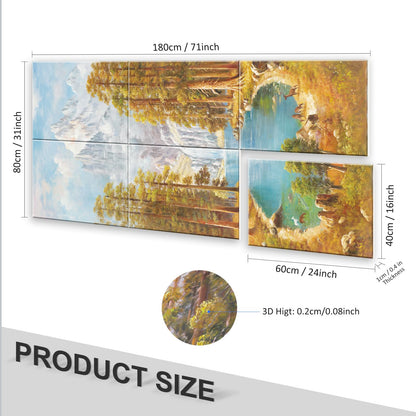 JBER Art Acoustic Panels 6 Pack Self Adhesive（Series 1）