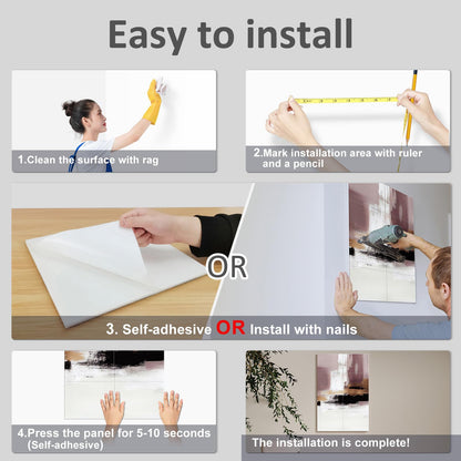 JBER Art Acoustic Panels 6 Pack Self-Adhesive（Series 6）