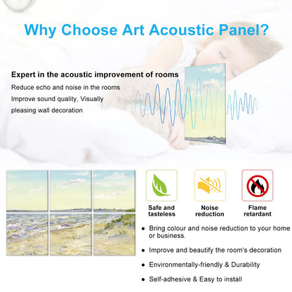 JBER Art Acoustic Panels 6 Pack Self-Adhesive（Series 2）