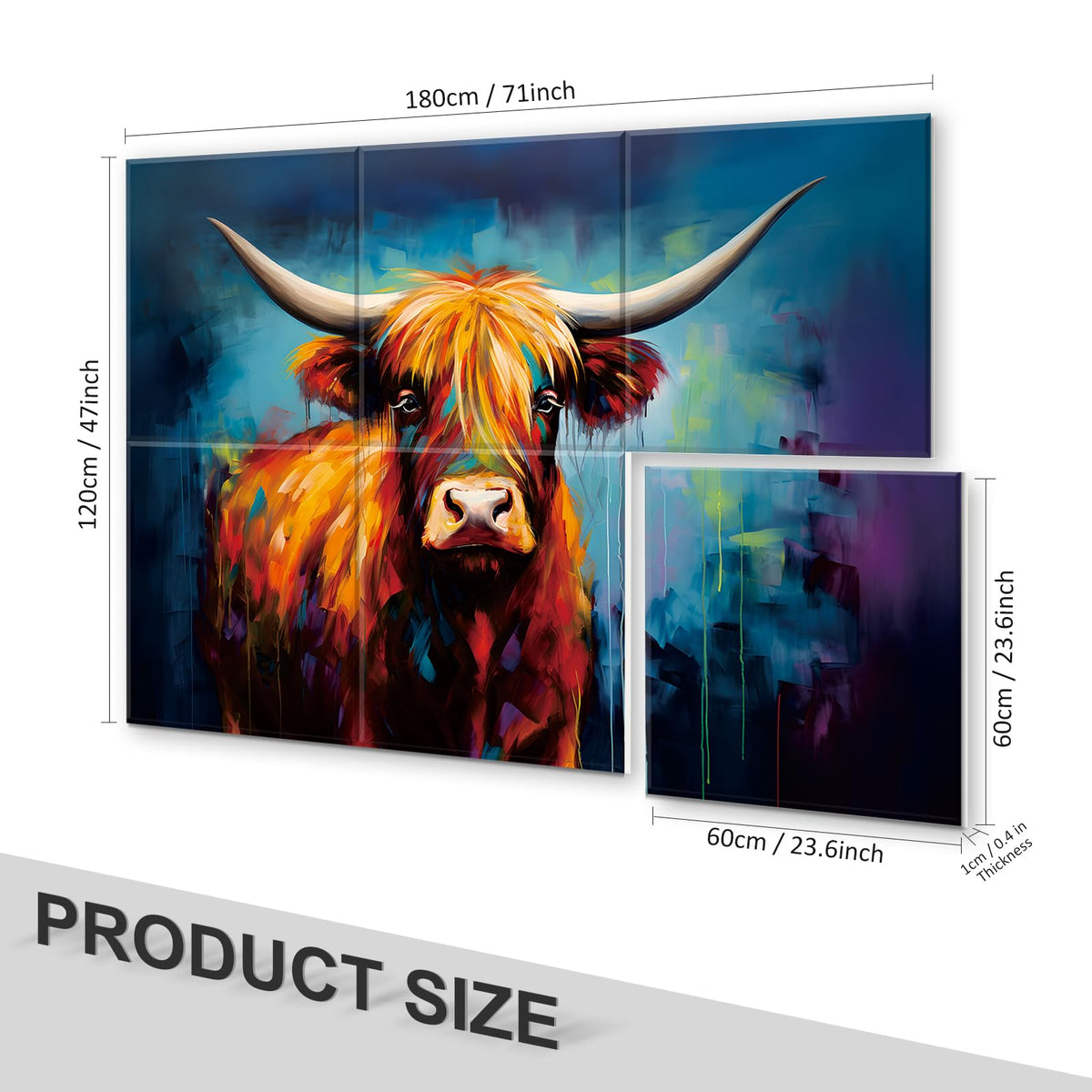 JBER Art Acoustic Panels 6 Pack Self-Adhesive（Series 2）