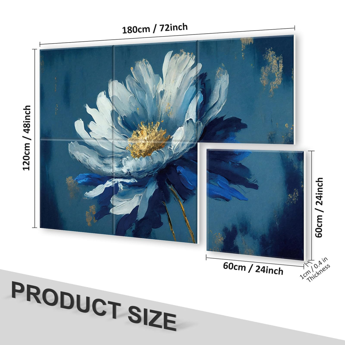 JBER Art Acoustic Panels 6 Pack Self-Adhesive（Series 5）