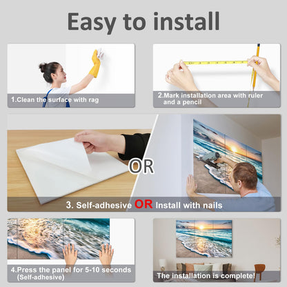 JBER Art Acoustic Panels 6 Pack Self-Adhesive（Series 4）
