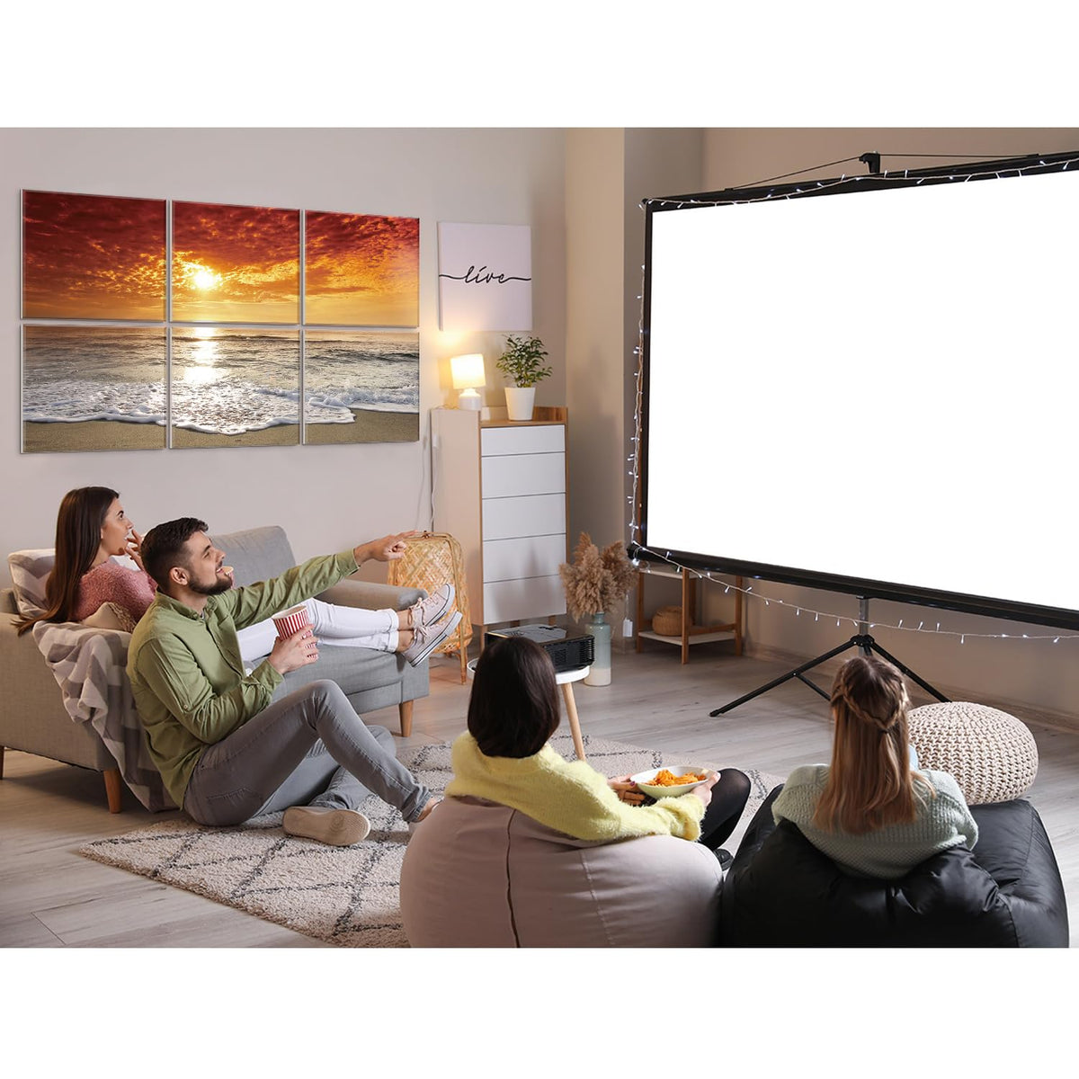 JBER Art Acoustic Panels 6 Pack Self-Adhesive（Series 2）
