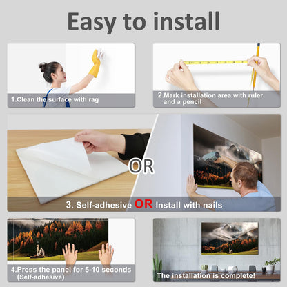 JBER Art Acoustic Panels 6 Pack Self-Adhesive（Series 4）