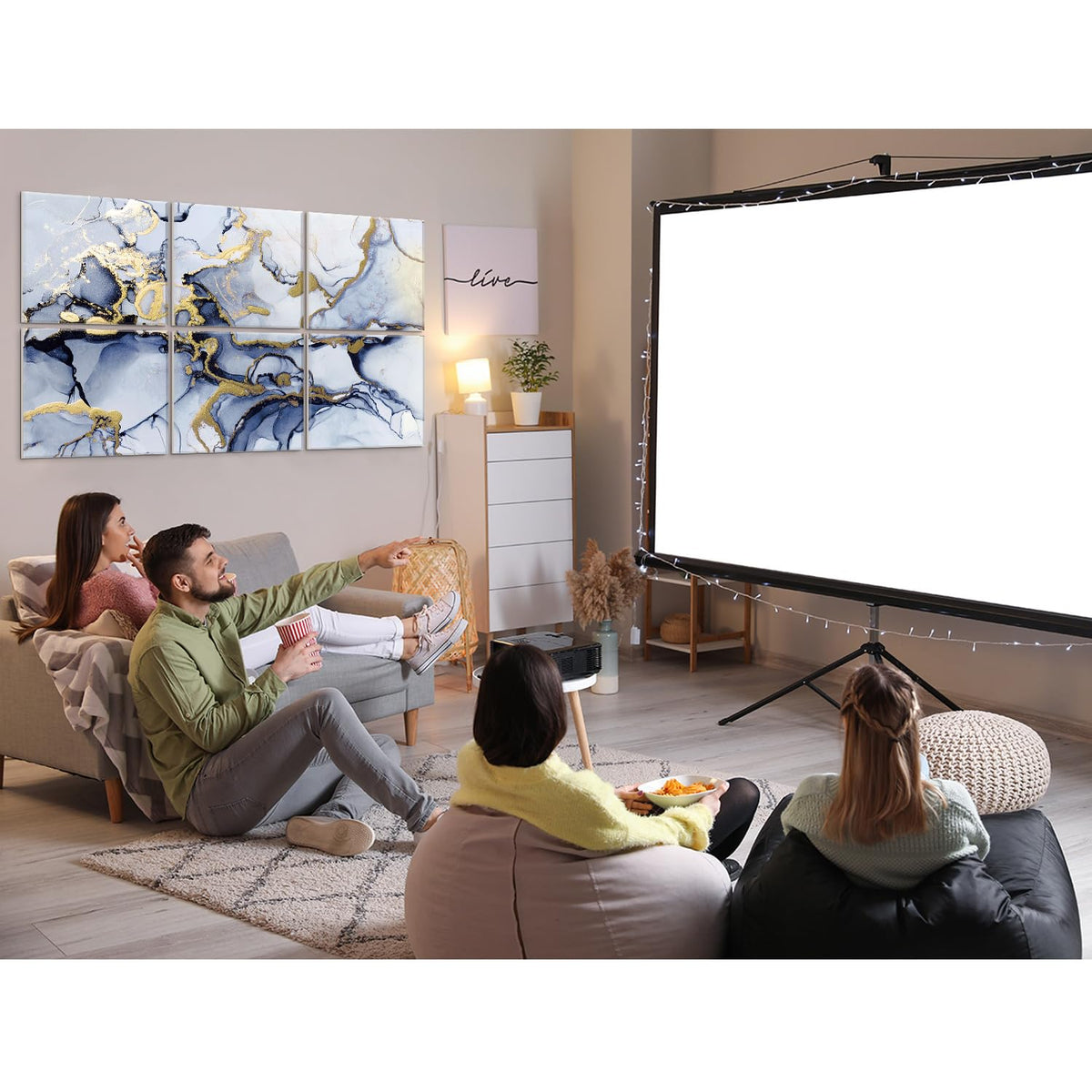 JBER Art Acoustic Panels 6 Pack Self-Adhesive（Series 2）