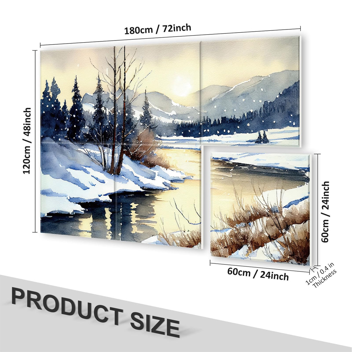 JBER Art Acoustic Panels 6 Pack Self-Adhesive（Series 4）