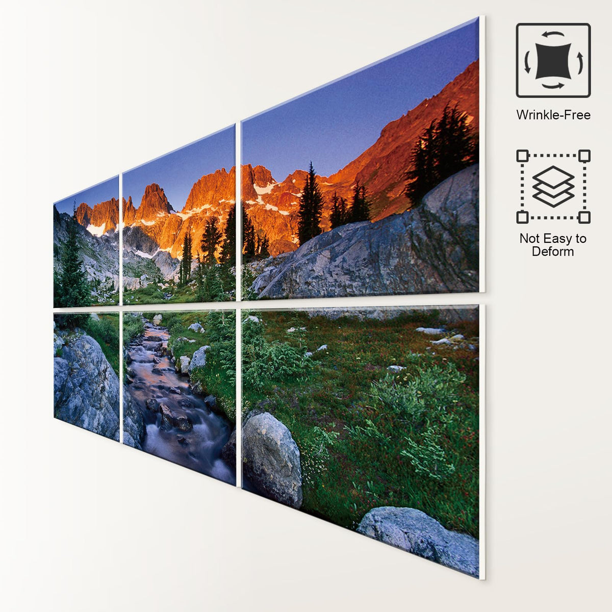 JBER Art Acoustic Panels 6 Pack Self-Adhesive（Series 4）