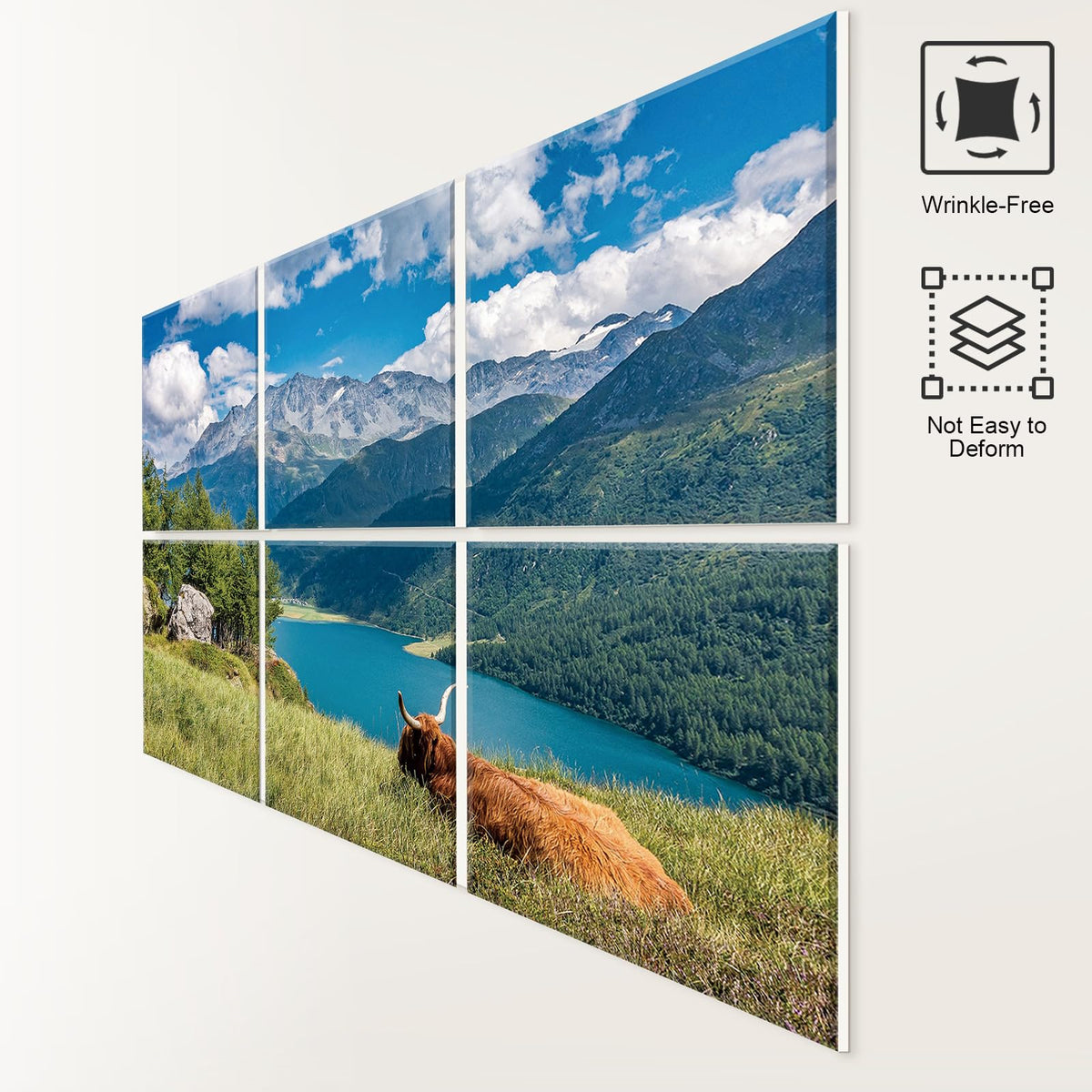 JBER Art Acoustic Panels 6 Pack Self-Adhesive（Series 4）