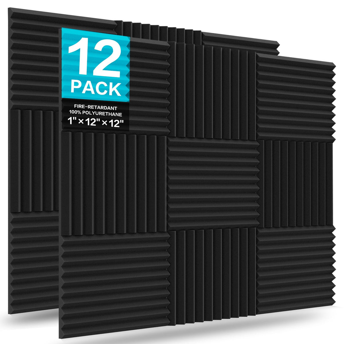JBER Acoustic Foam Panels Wedge-Shaped