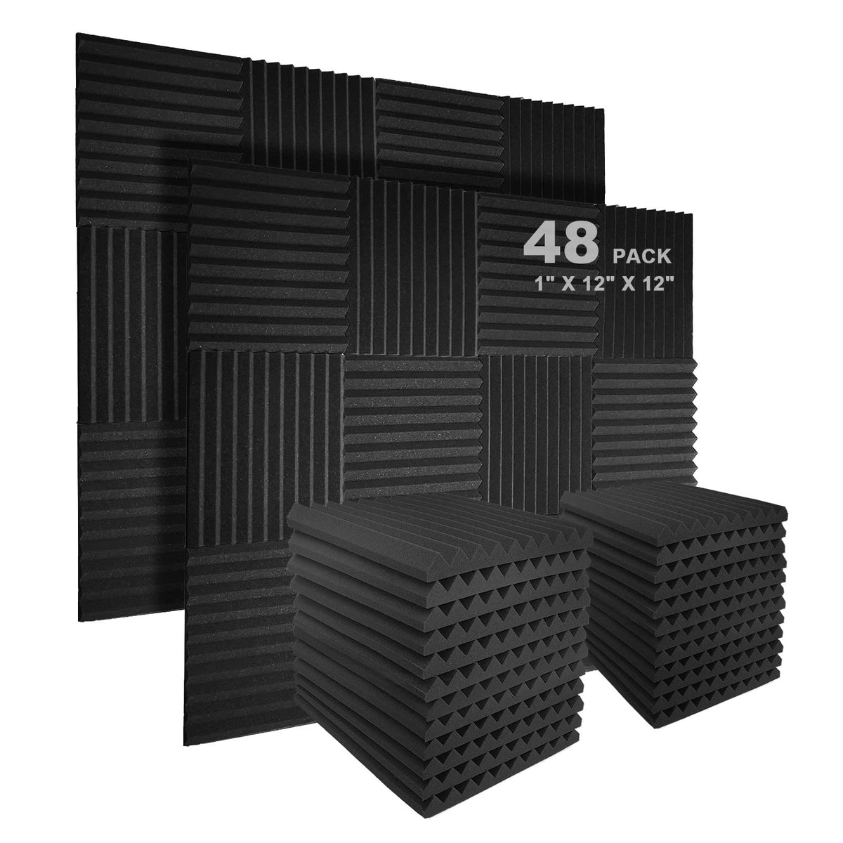 JBER Acoustic Foam Panels Wedge-Shaped