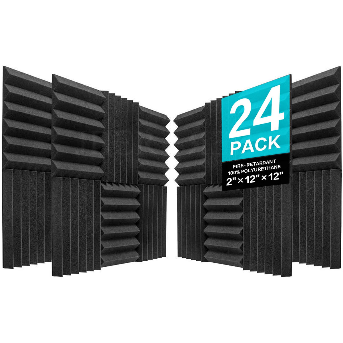 JBER Acoustic Foam Panels Wedge-Shaped