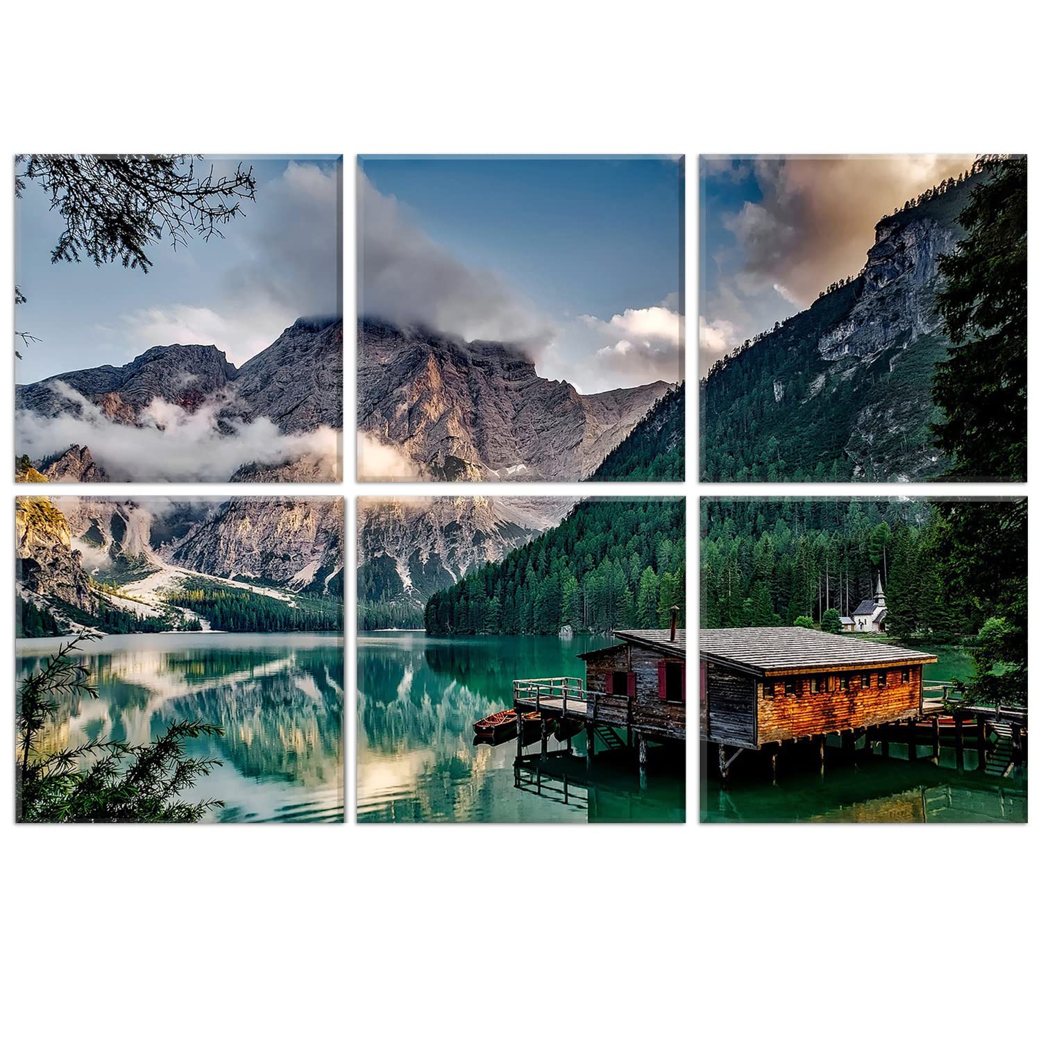 JBER Art Acoustic Panels 6 Pack Self Adhesive（Series 1）