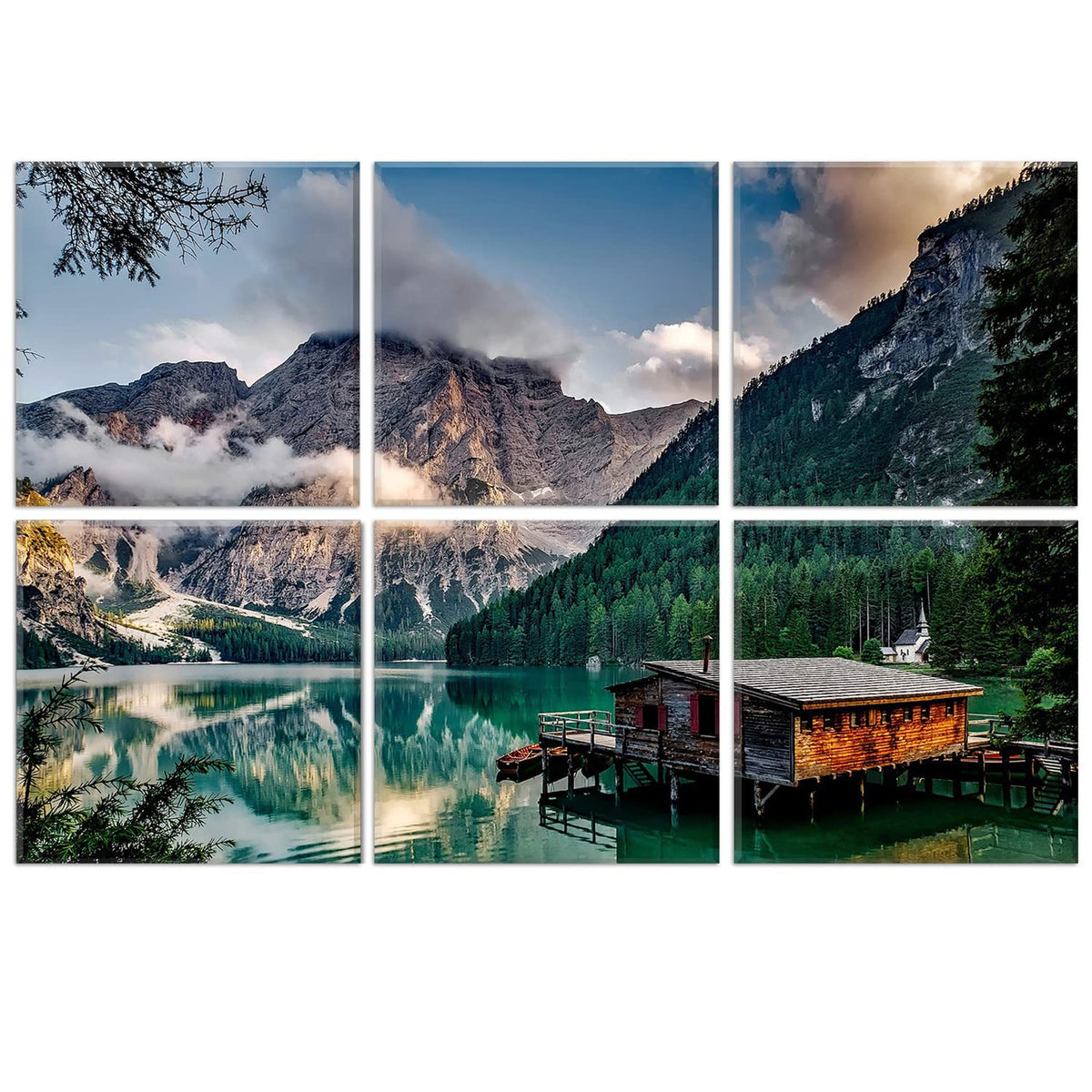 JBER Art Acoustic Panels 6 Pack Self Adhesive（Series 1）