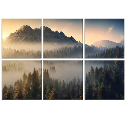 JBER Art Acoustic Panels 6 Pack Self Adhesive（Series 1）