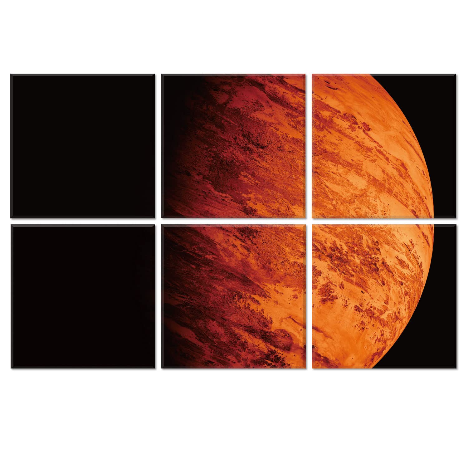 JBER Art Acoustic Panels 6 Pack Self Adhesive（Series 1）