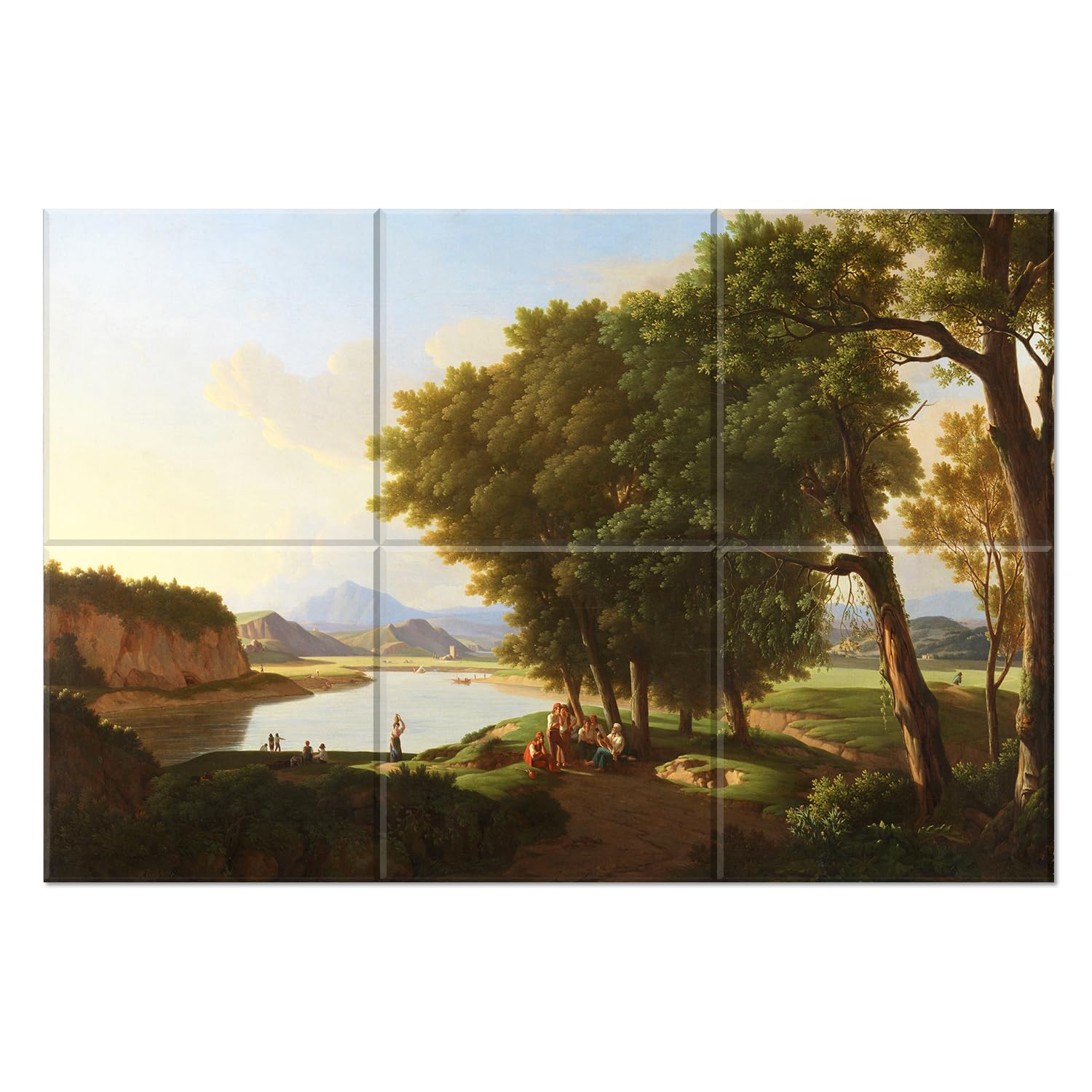 JBER Art Acoustic Panels 6 Pack Self Adhesive（Series 1）