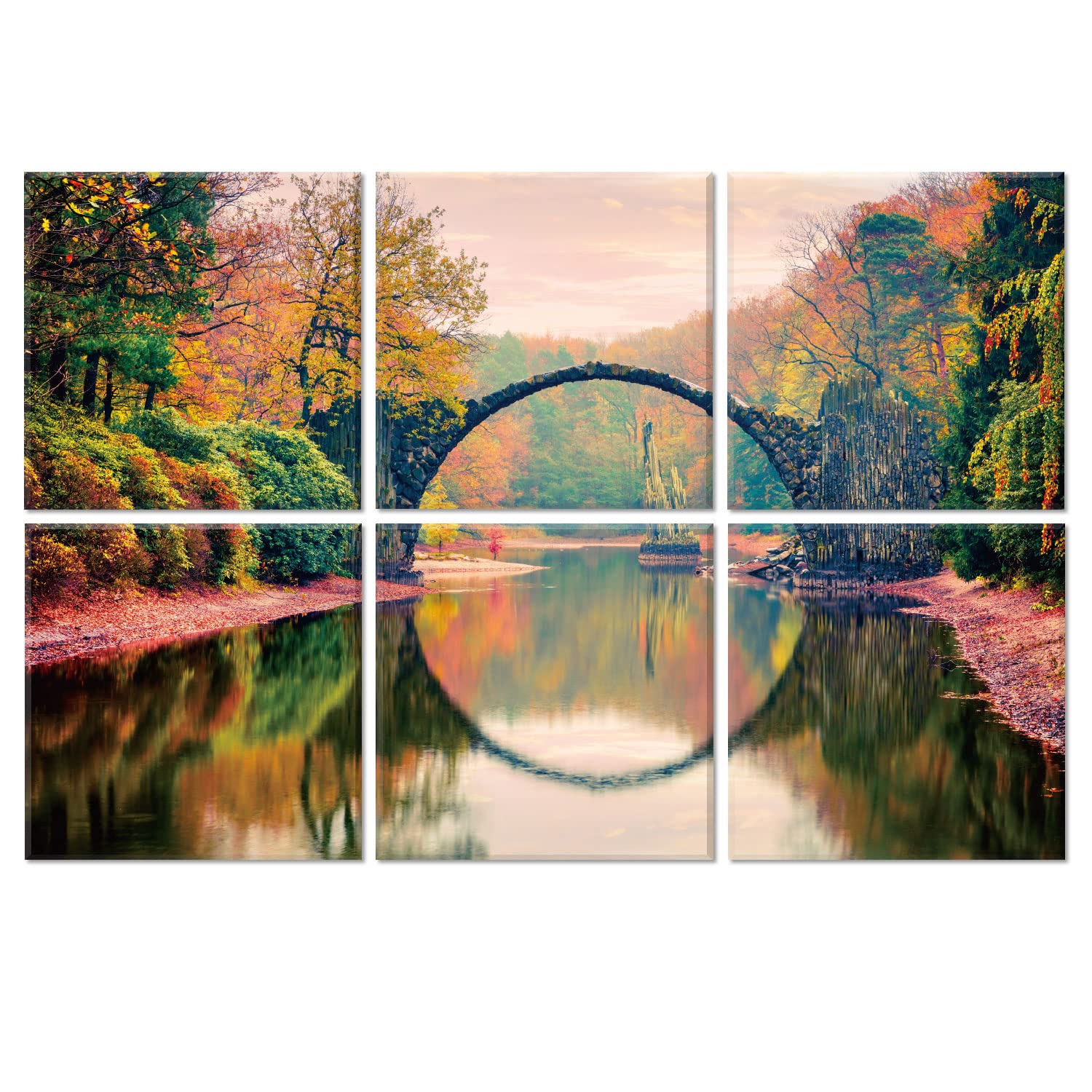 JBER Art Acoustic Panels 6 Pack Self Adhesive（Series 1）
