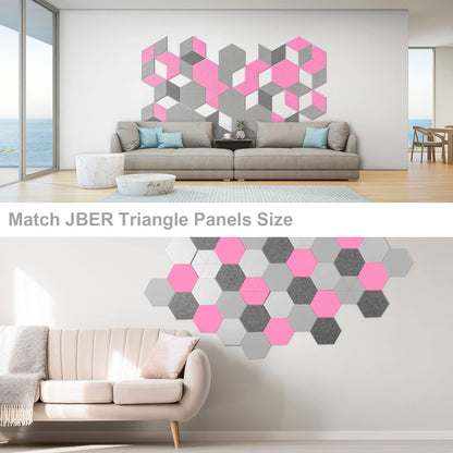 JBER Hexagon Acoustic Foam Panels